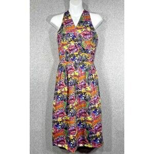 Csilla Somogyi Dress Womens Large‎ Street Graffiti Festival Sleeveless Racerback